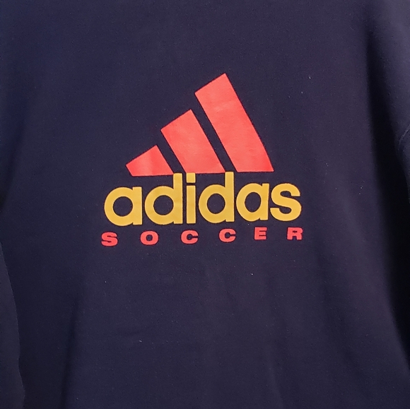 Vintage Sweatshirt Real Madrid XL Soccer Adidas Early 2000s Y2K - Picture 4 of 6